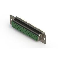 EDAC 628-M50-222-GN1 D-Sub Connectors - Standard Density Vertical Machined D-Sub Connector