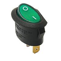 E-Switch RE113C1100 Power Rocker Switch 16A Oval Rocker Blk On-On