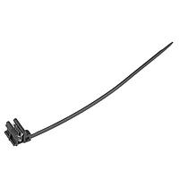 Essentra Components 550244 Cable Tie Mounts Cable Tie Holder, Edge Mount, Black