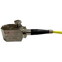 Amphenol Wilcoxon PCC423VP-50-J9T2A Vibration Sensors Integral cable vibration transmitter, low profile 4-20 mA vibration sensor, 105C extended temp range; 5.0 ips full scale, proportional to velocity, peak; 16 J9T2A integral cable, blunt cut, 1/4-28 captive mounting bolt