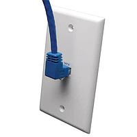 Tripp Lite N204-005-BL-UP Cat 6 CAT6 RJ45 RA UP/RJ45 5' PATCH BLUE