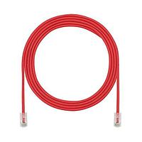 Panduit UTP28CH3RD Cat 5e Copper Patch Cord, Cat 5e (SD), 28 AWG,