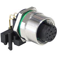 Bulgin PXMBNI12RAF12APCM12 Right Angle M12 A-coding 12 Pins Female R/A Mou