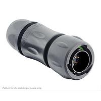 Eaton Souriau-Sunbank UTSX6JC14E5PW Plugs Plug, with cable gland backshell, with 5 male solder contacts, IP68/69K in unmated conditions, keying W