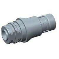 AMP Connectors - TE Connectivity 2221612-1 Standard Circular Connector Circ. HD Plug with pin contacts, 10 pos.