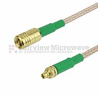 Fairview FMC0916315LF MMCX Plug to SMB Plug Cable RG-316 Coax and RoHS