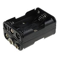 Eagle Plastic Devices 12BH463B-GR Battery Holders 6 AAA W/SNAPS