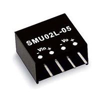 MEAN WELL SMU02L-15 Isolated 2W 4.5-5.5Vin 15Vout Unregulated SIP