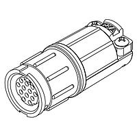 CONXALL W5282-11SG-528 Connectors MU WR INLN 11#20 SKT SDR W/STP