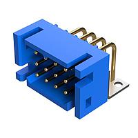 Amphenol Positronic PLC12M4B0A1/AA Connectors Power Connector - 3 Row, 12 size 16 contacts, Pin (Male), Right Angle Solder, [0.76u] gold over nickel