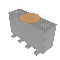 Samtec FHP-04-02-T-S-K-TR Power to the Board ".156"" Power Eye Socket Strip"