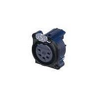 NEUTRIK NC5FBV-B Receptacles 5P M RECEPT B SER PCBV PN 1 GRD SEP BK