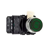 Eaton E22TB3X26 Pushbutton Switches IL PB EXTD 120V/XFR BKBZ G 1NO1NC