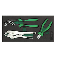 TOPTUL GVA0301 Pliers Assortment Set (3 pcs)