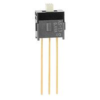 NKK Switches AS13AW Subminiature Slides SPDT ON-OFF-ON .098 ACTUATR EXTD PC .4VA