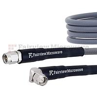 Fairview  FMC0204914 Test SMA Male to RA SMA Male Cable FM160FLEX Coax and RoHS Compliant