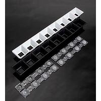 Ledil C17171_DAISY-8X1-SHD-MATT LED Lenses Shade 8 Pos mm (D)