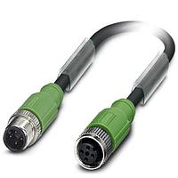 PHOENIX CONTACT 1508132 Sensor Cables / Actuator Cables SAC-4P-M12MS/ 10,0-PUR/M12FS SH