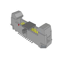 Samtec EHF-110-01-L-D-SM-LC-P Shrouded .050" Shrouded IDC Header with Ejectors