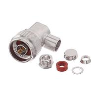 Radiall R161157000 Connectors N / RIGHT ANGLE PLUG CLAMP TYPE CABLE 5/50 S+D