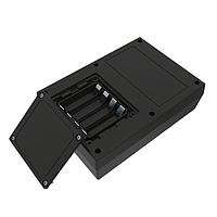 Serpac 1724AA,BK Electrical Enclosures S Series Flat Texture Top w/ 4AA Batt Comp 6.88 x 4.88 x 2.00", Black
