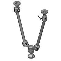 Swivellink SLM-110300 Dual Arm Basic Kits METRIC STD DUAL ARM KIT W/ 300MM LINKS