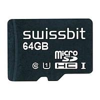 Swissbit SFSD064GN4BM1MT-E-4G-2EP-STD MicroSD Cards 64GB microSD Card PSLC S-46u EXT TEMP