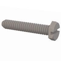 Essentra Components 010440X062 Hex Slotted Hex Slotted Screw, #4-40 Thread, 5/8 Lg