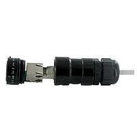 Amphenol Socapex RJF62APEMWF1G Modular Cat6 A Code In Line REC Green