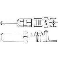 Raychem - TE Connectivity 66255-8 (Cut Strip) Contacts 14-12AWG SILVER PIN Cut Strip of 100