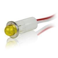 VCC 1091M7-24V LED Panel Mount Indicators YELLOW DIFFUSED 1/2" MOUNTING HOLE