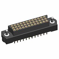 Harwin M83-LFT1F4N27-0000-000 Headers & Wire Housings 9 x 3-Row Female Vertical Throughboard Conn. Guide Pin