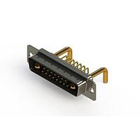 EDAC 629-17W2250-2N1 Mixed Contact D-Sub Connectors Right-angle Power Combo D-Sub Connector