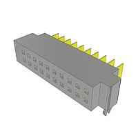 Samtec SFMH-110-02-STL-D-LC Socket .050" Tiger Eye(TM) High-Reliability Socket Strip