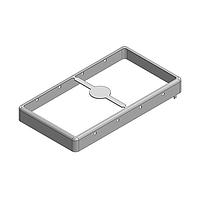 Masach Tech MS570-10F EMI/RFI Shield Frame, Two-Piece 57 x 31 x 6mm Two-piece Drawn-Seamless RF Shield/EMI Shield FRAME (CRS)