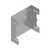 Banner Engineering SMBQ240SS2 Sensor Hardware Bracket: with Flush Mount Frame; Two Axis +/- 20 Degree Adjustment; 12 Gauge Stainless Steel; Used with Q240