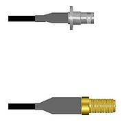 Amphenol Custom Cable Q-080720008048i RF Cable Assemblies BNC-SJB/SMA-SJ RG58 48I