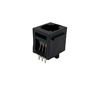 Adam Tech MTJ-88FX1 Modular Connectors / Ethernet Connectors 8P8C TYPE F GLD FLSH BLK