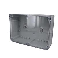 Bud Industries PN-1335-C Electrical Enclosures IP65 NEMA 4X Box with Clear Cover (10.4 X 7.3 X 3.7 In)