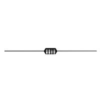 EPCOS B82141A1184J000 HF Choke Leaded Inductors (Leaded Coils), L=180 H Rated Current=0.135A, Axial DxL:3mmx6.8mm