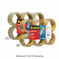 3M 3M.02.6103 Tape “3615R-6” Box, 6-roll/Pk, 48mm×L50m, Clear
