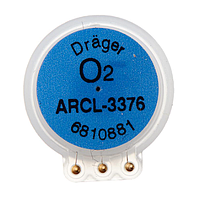 Drager XXS O2 O2 Sensors (4 alarm thresholds, 0 – 25 Vol. %)