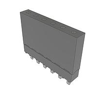 Samtec ESW-106-12-S-S Stackthrough .100" Elevated Socket Strip