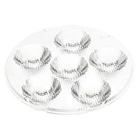 LedLink Optics LL06ED-AE25L06 LED Lighting Lens 6in1 Lens 73.2x13.5 25 deg