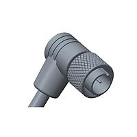 Amphenol LTW 105-04BFMM-SR7A02 Sensor Cables / Actuator Cables M10.5 Circular Metric Connector, Metal, 2A, 04 pins, Female Connector, Male Contact, Right Angle, Screw Thread, Overmolded, Length 2000mm, IP67 Mated