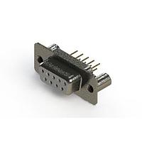 EDAC 628-M09-321-WT3 D-Sub Connectors - Standard Density Vertical Machined D-Sub Connector