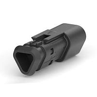 DEUTSCH - TE Connectivity 2-2303813-4 Automotive Connectors DT04-3P-TE82, REC, 3P, BLK, E, SNAPXCAP