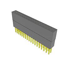 Samtec ESQ-118-34-G-D Sockets Elevated Socket Strip, 0.100" Pitch