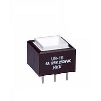 NKK Switches UB16SKW03N Pushbutton Switches SPDT ON-ON AG PC