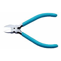 Tsunoda PN-115F Plastic Cutting Pliers (115mm, Flat-blade)